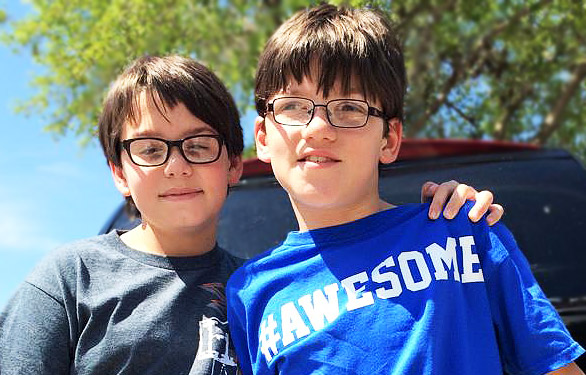 Dylan and Ryan getting some sun in downtown Safety Harbor | Supportcp.org